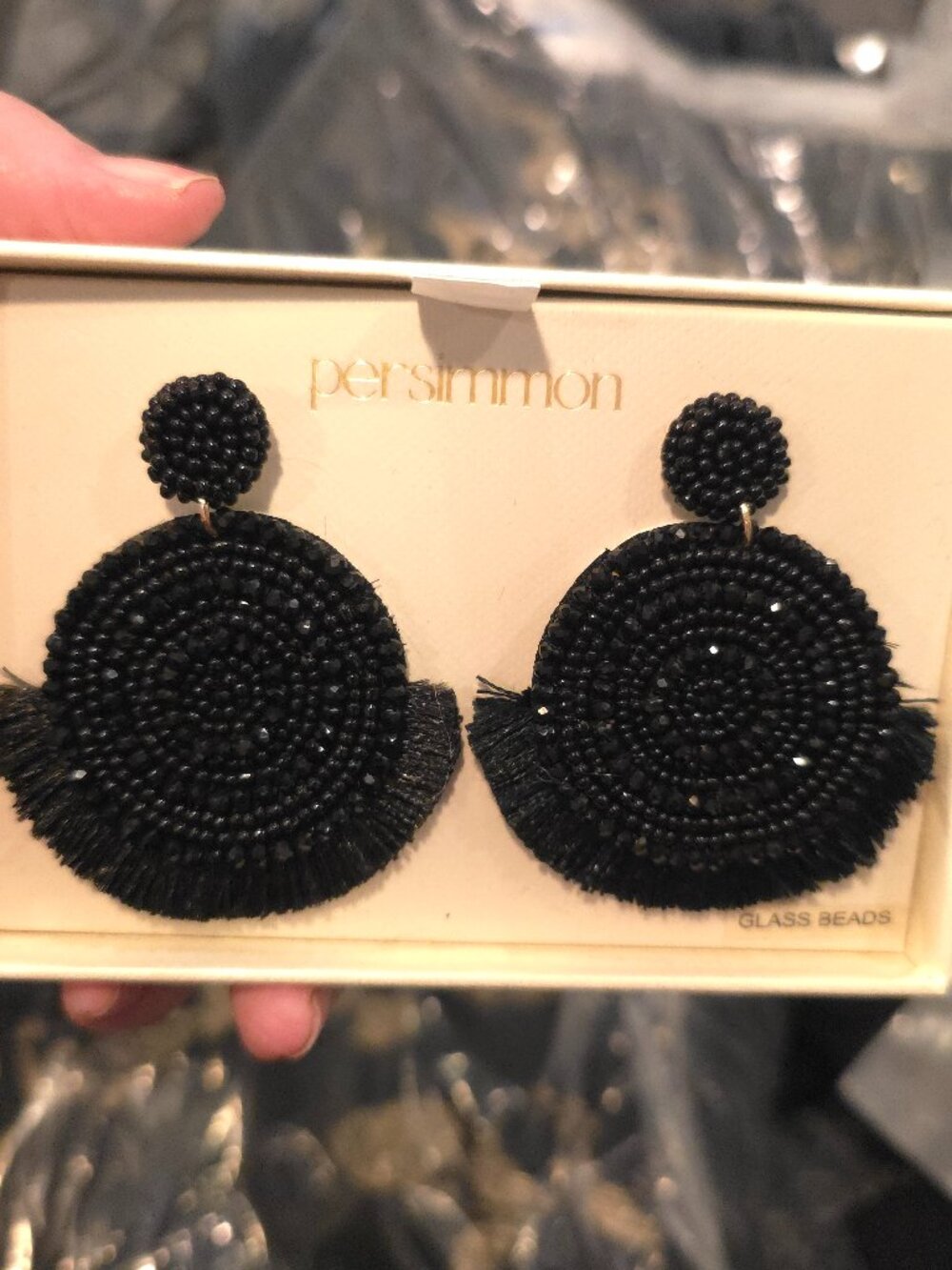 Black Boho Earrings